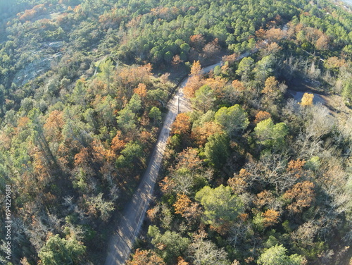 Paysage automnal dans le Var