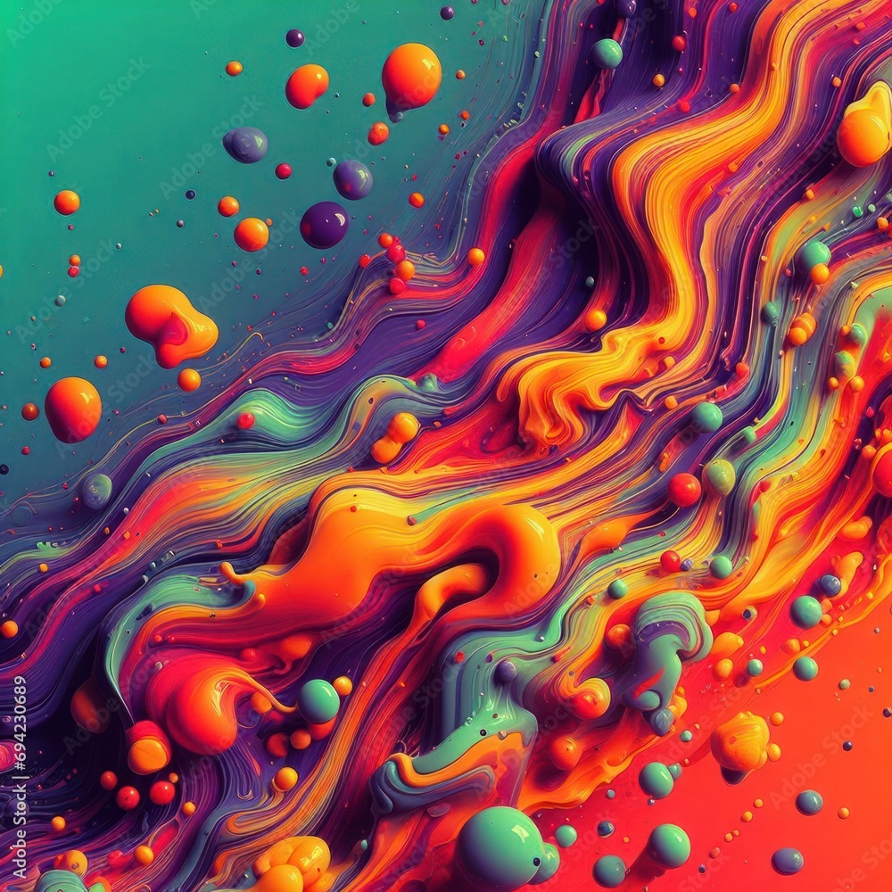 abstract colorful watercolor background. 3d rendering, 3d illustration.