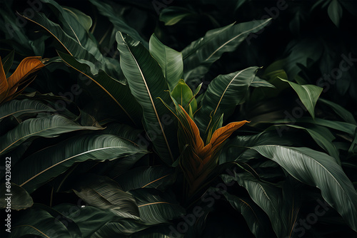 tropical-green-leaves-background