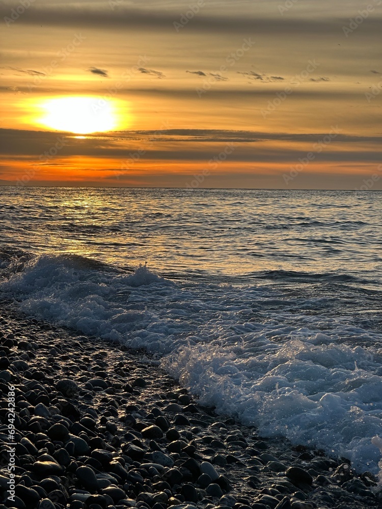 Obraz premium sunset on the sea