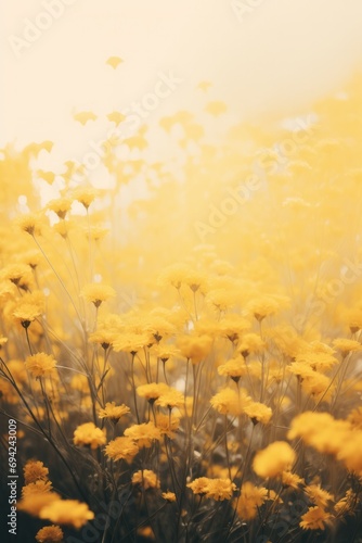 A yellow wild flowers background