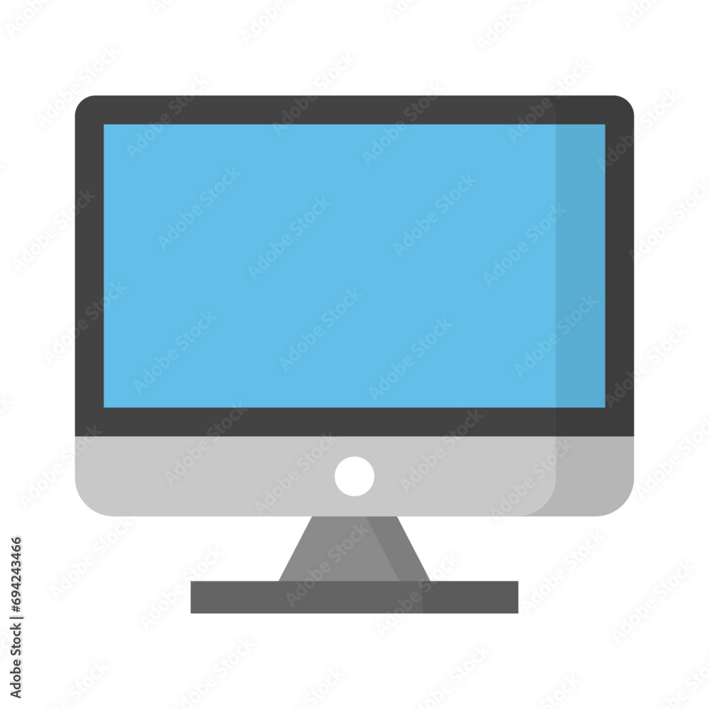 Desktop computer icon. Desktop PC icon. Vector. Desktop computer icon. Desktop PC icon. Vector.