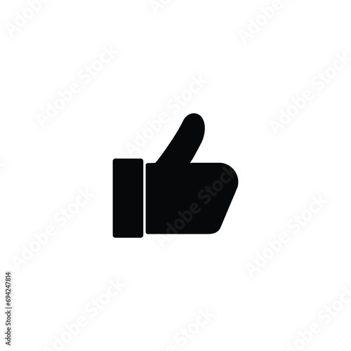 Like hand icon, Like hand sign vector for web site Computer and mobile app