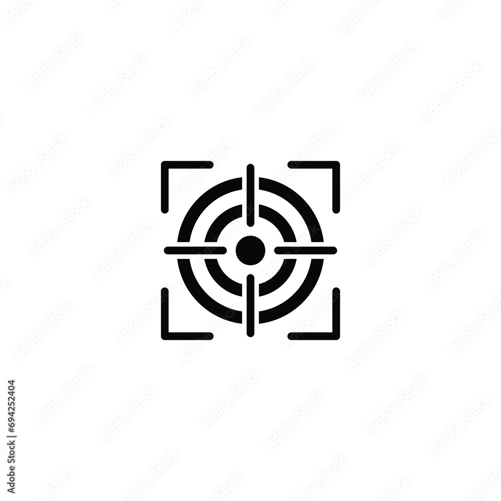 Target icon, target sign vector for web site Computer and mobile app Target icon, target sign vector for web site Computer and mobile app
