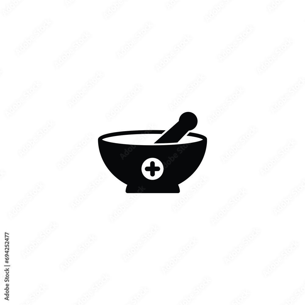 Pharmacy icon, Mortar and pestle sign vector for web site Computer and mobile app Pharmacy icon, Mortar and pestle sign vector for web site Computer and mobile app