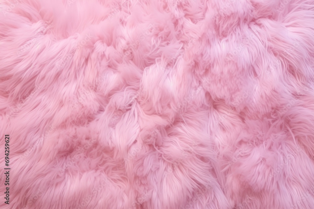 Obraz premium Abstract pink sheep wool , soft fur texture , beautiful wool hair