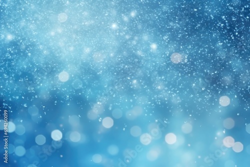 Winter blue sparkles background glitter © tonstock