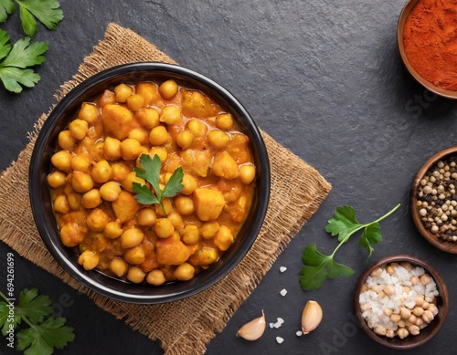 Chana Masala Curry photo