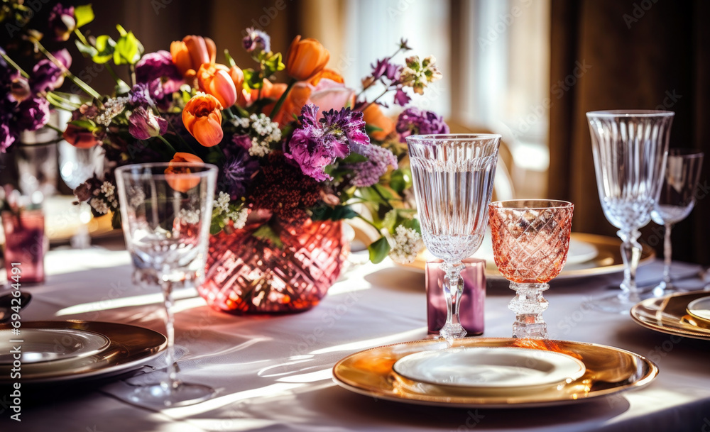 wedding table setting with flowers wedding table setting with flowers