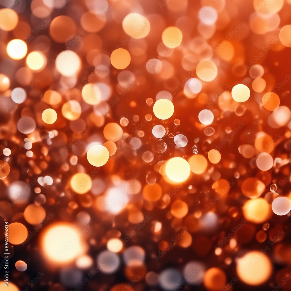 abstract background with bokeh lights color of the year 2024 peach fuzz. abstract background with bokeh lights color of the year 2024 peach fuzz.