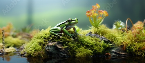 Northern Frog on Moss
