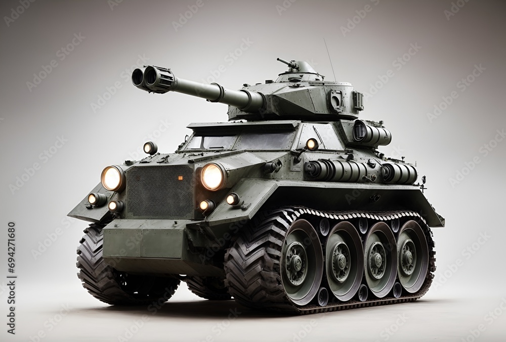 a car designed to look like a tank