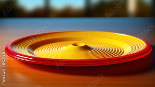 Frisbee isolated on white background.UHD wallpaper
