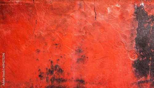 Old red paint wall texture wallpaper.