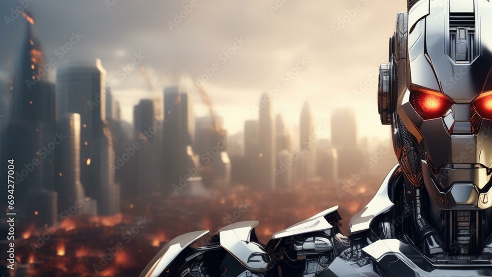 ai robot world domination background ai robot world domination background
