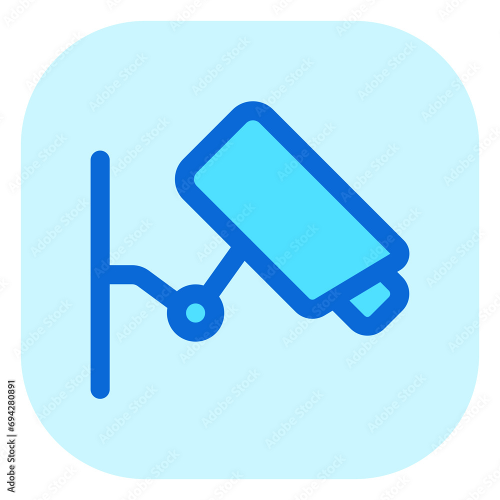 Editable security camera, CCTV vector icon. Property, real estate, construction, mortgage, interiors. Part of a big icon family. Perfect for web and app interfaces, presentations, infographics, etc Editable security camera, CCTV vector icon. Property, real estate, construction, mortgage, interiors. Part of a big icon family. Perfect for web and app interfaces, presentations, infographics, etc
