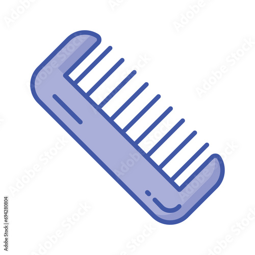 Hair comb vector design, barbershop accessories icon, ready to use