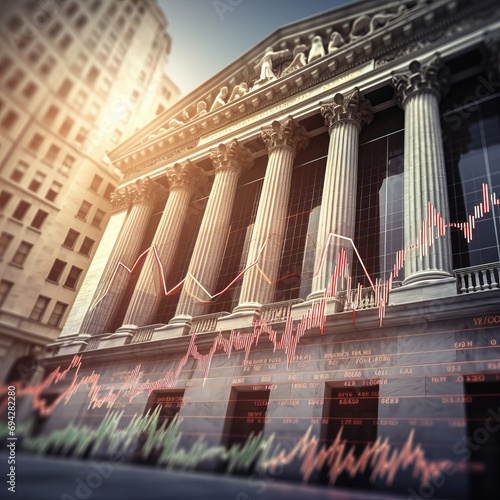Market indexes oscillate and change, indicating the movement of U.S. Treasury Treasuries.