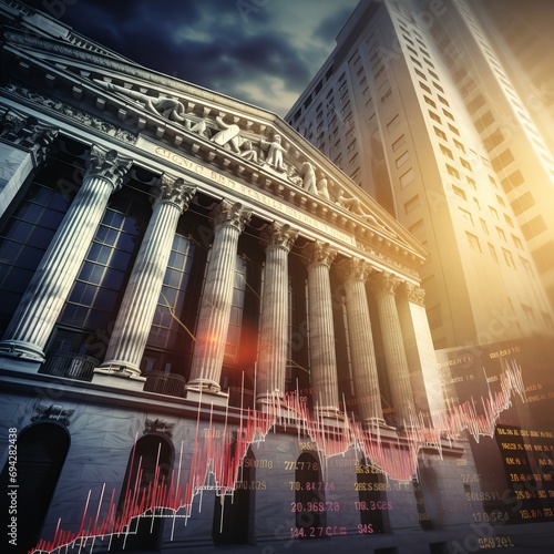 Market indexes oscillate and change, indicating the movement of U.S. Treasury Treasuries.