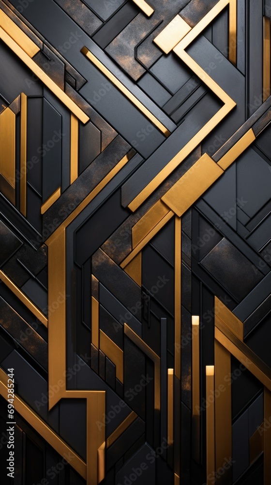 Obraz premium Abstract brown gold vertical background