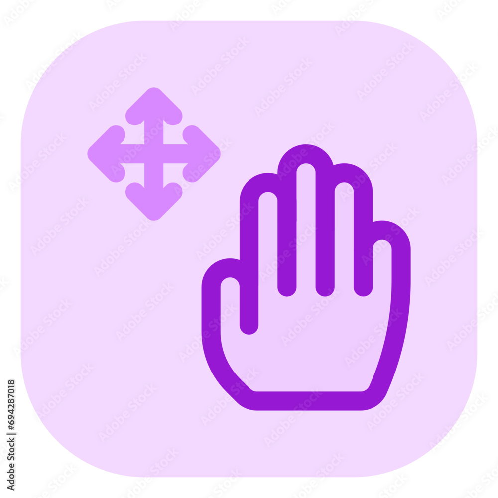 Editable hand move vector icon. Part of a big icon set family. Perfect for web and app interfaces, presentations, infographics, etc Editable hand move vector icon. Part of a big icon set family. Perfect for web and app interfaces, presentations, infographics, etc