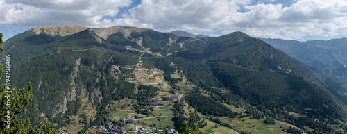 spectacular views of the montaup valley in andorra