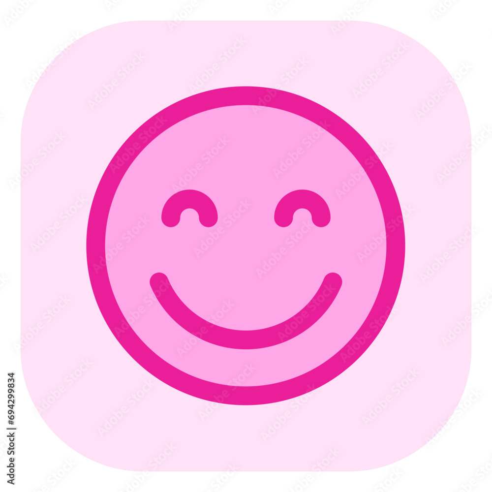 Editable friendly, smiling face vector icon. Part of a big icon set family. Perfect for web and app interfaces, presentations, infographics, etc Editable friendly, smiling face vector icon. Part of a big icon set family. Perfect for web and app interfaces, presentations, infographics, etc