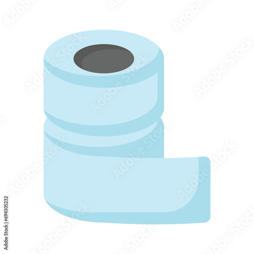 Tissue roll icon in modern design style, toilet paper roll, barbershop tissue rolls vector design