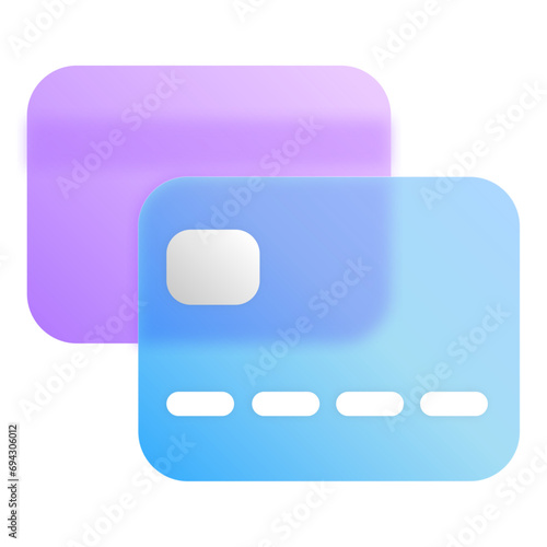 Card Patyment Glassmorphism UI Icon Sign and Symbol Design Illustrator Png Svg	