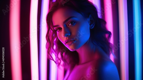 Conceptual thinking of a woman. Imagination. Creativity.