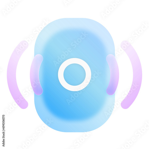 Wireless Glassmorphism UI Icon Sign and Symbol Design Illustrator Png Svg	