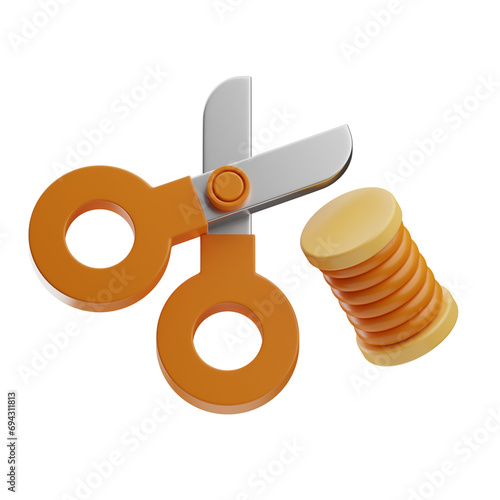 General Art Object Sewing 3D Illustration