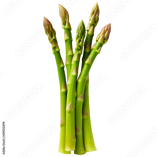 asparagus on a transparent background photo