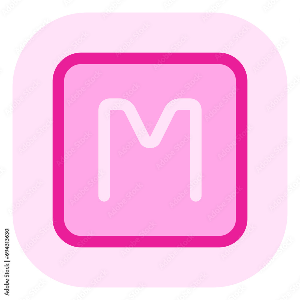 Editable camera manual mode, M letter vector icon. Part of a big icon set family. Perfect for web and app interfaces, presentations, infographics, etc Editable camera manual mode, M letter vector icon. Part of a big icon set family. Perfect for web and app interfaces, presentations, infographics, etc