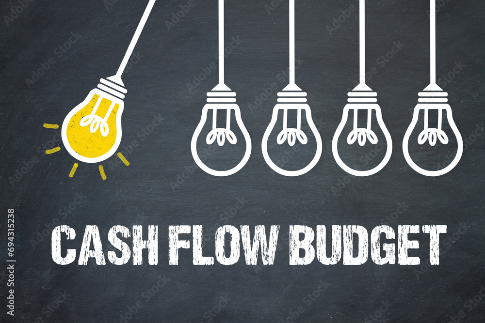 Fototapeta premium Cash Flow Budget 