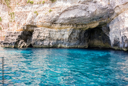 A Detail of Blue Grotto (Malta)