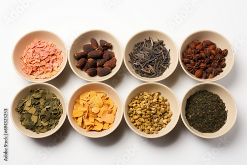 kinds of spices on bowl