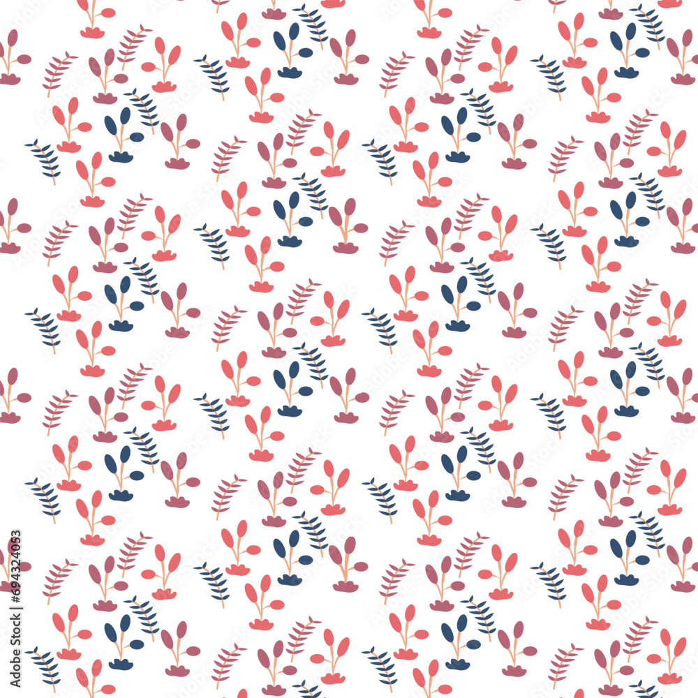 Nature Plant leaf Vector seamless. leaf pattern Seamless pattern hand-drawn with tropical leaves. floral seamless pattern Nature Plant leaf Vector seamless. leaf pattern Seamless pattern hand-drawn with tropical leaves. floral seamless pattern