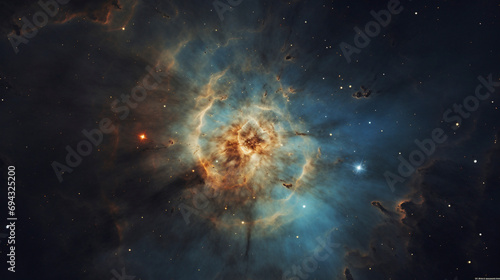 Interstellar Majesty: Regal Beauty in the Cosmic Night, generative ai