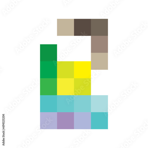 tetris icon vector