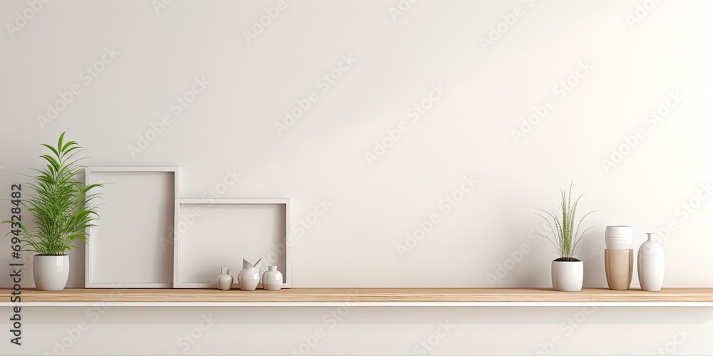 Empty space in contemporary living mock-up scene for product or text. Empty space in contemporary living mock-up scene for product or text.
