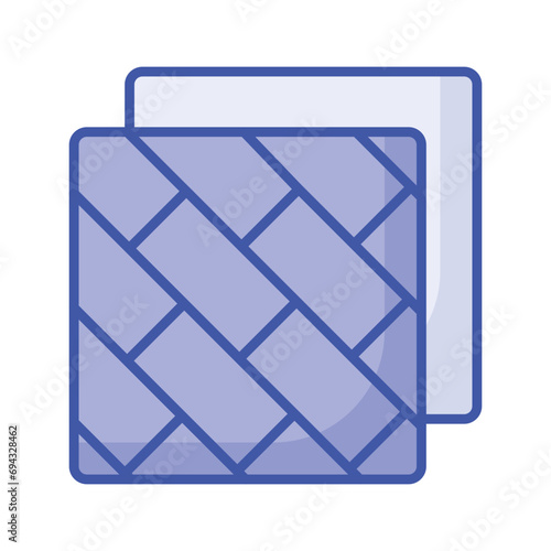 Floor tiles vector design, flooring icon with pixel perfect graphics