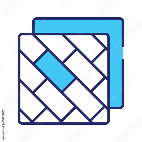 Floor tiles vector design, flooring icon with pixel perfect graphics