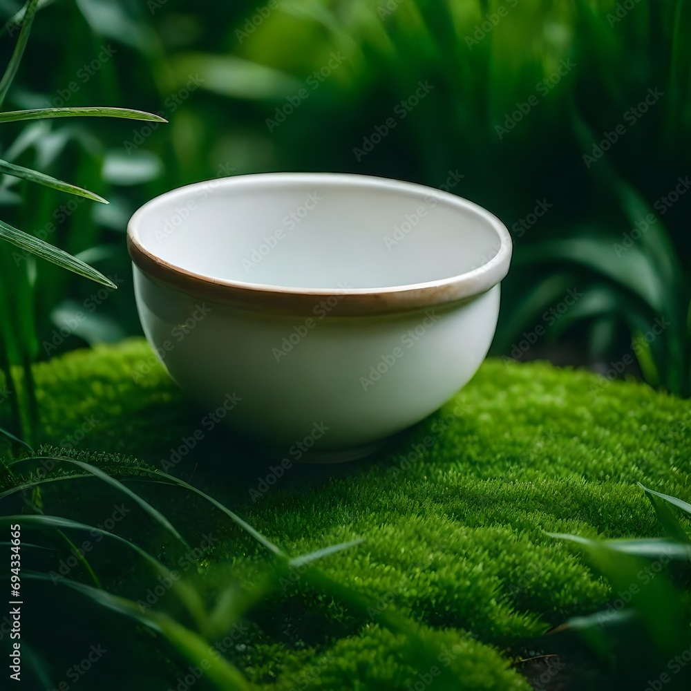 bowl on grass