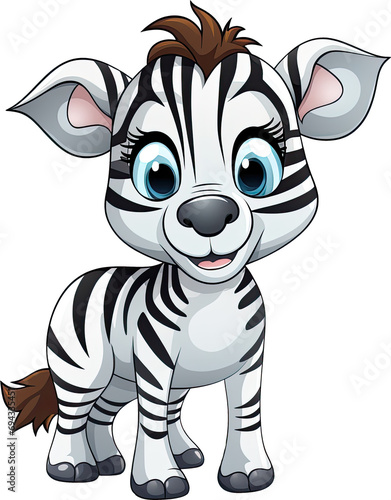 Clip art zebra cartoon 
