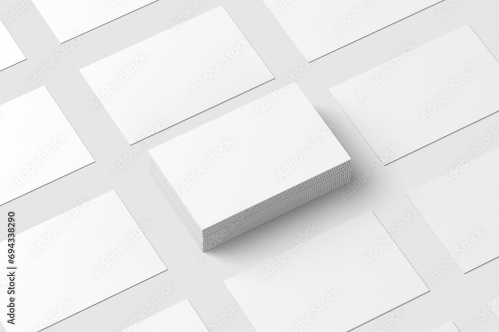 Business Card Mockup 3D Rendering Business Card Mockup 3D Rendering