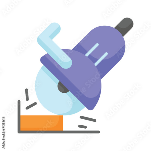 Download this beautifully designed icon of angle grinder, angle grinder with sparks