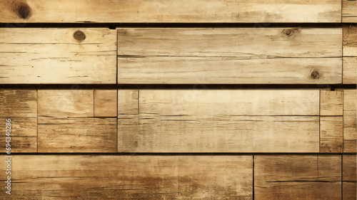 Holzstruktur. Großer verwitterter Holzhintergrund aus Brettern mit rostigen Nägeln. Scharf und sehr detailliert. photo