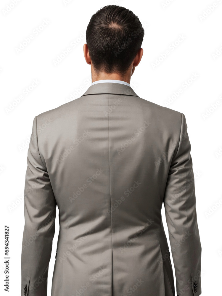 Back view of a man in a business suit. Back view of a businessman. isolated, transparent background, no background. PNG. Back view of a man in a business suit. Back view of a businessman. isolated, transparent background, no background. PNG.
