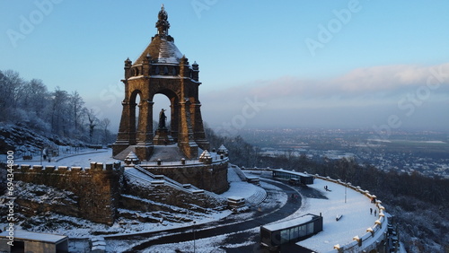 Kaiser Wilhelm Denkmal an der Porta Westfalica photo